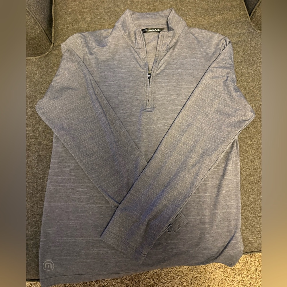 Travis Mathew Men's Gray Zip-Up